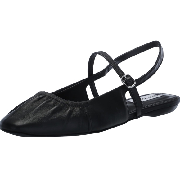 Steve Madden Garson Mary Jane Sling Back Leather Ballet Flats 10 - Picture 2 of 12